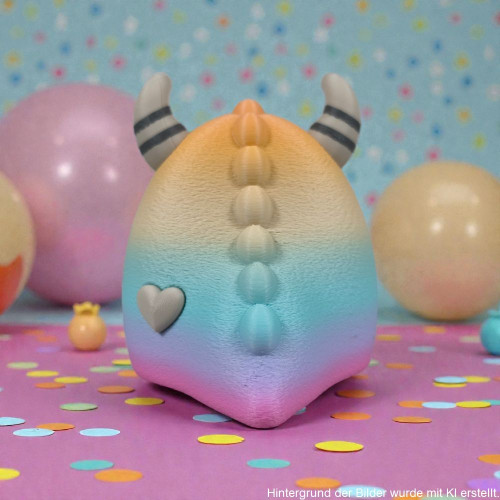 Mutmachmonster in 3D-Druck, Symbolbild – Darstellung wurde mit künstlicher Intelligenz erstellt